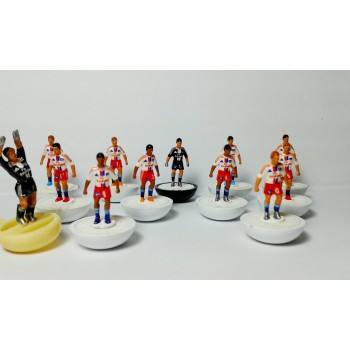 Subbuteo Andrew Table Soccer Hamburg SV 2015-2016 on classic Hasbro bases